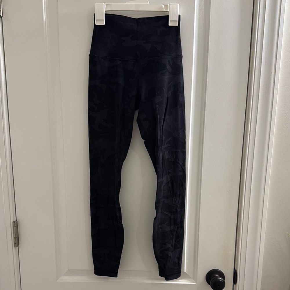 Black Camouflage Lululemon Leggings